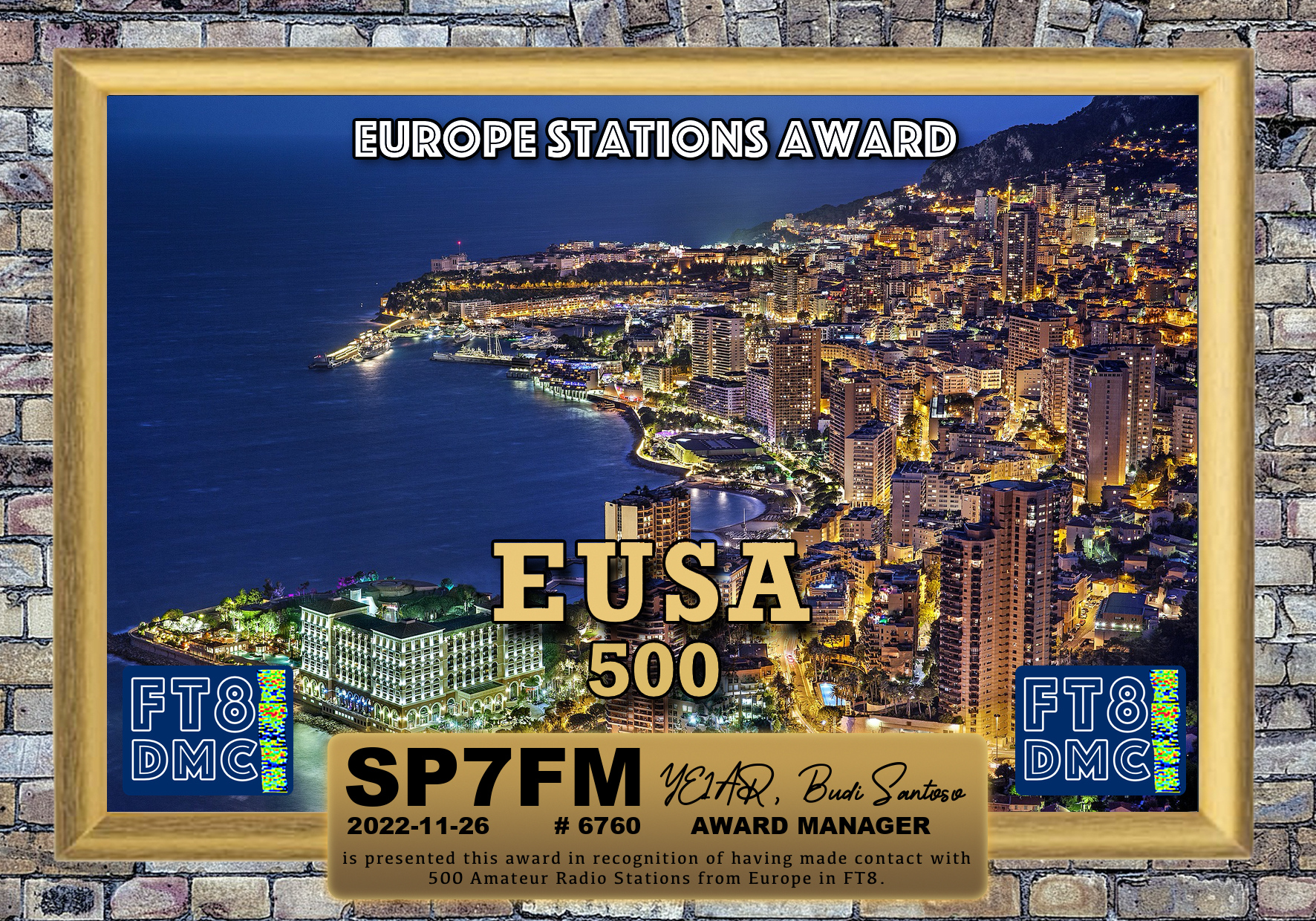 SP7FM FT8 Awards, image 11 of 65