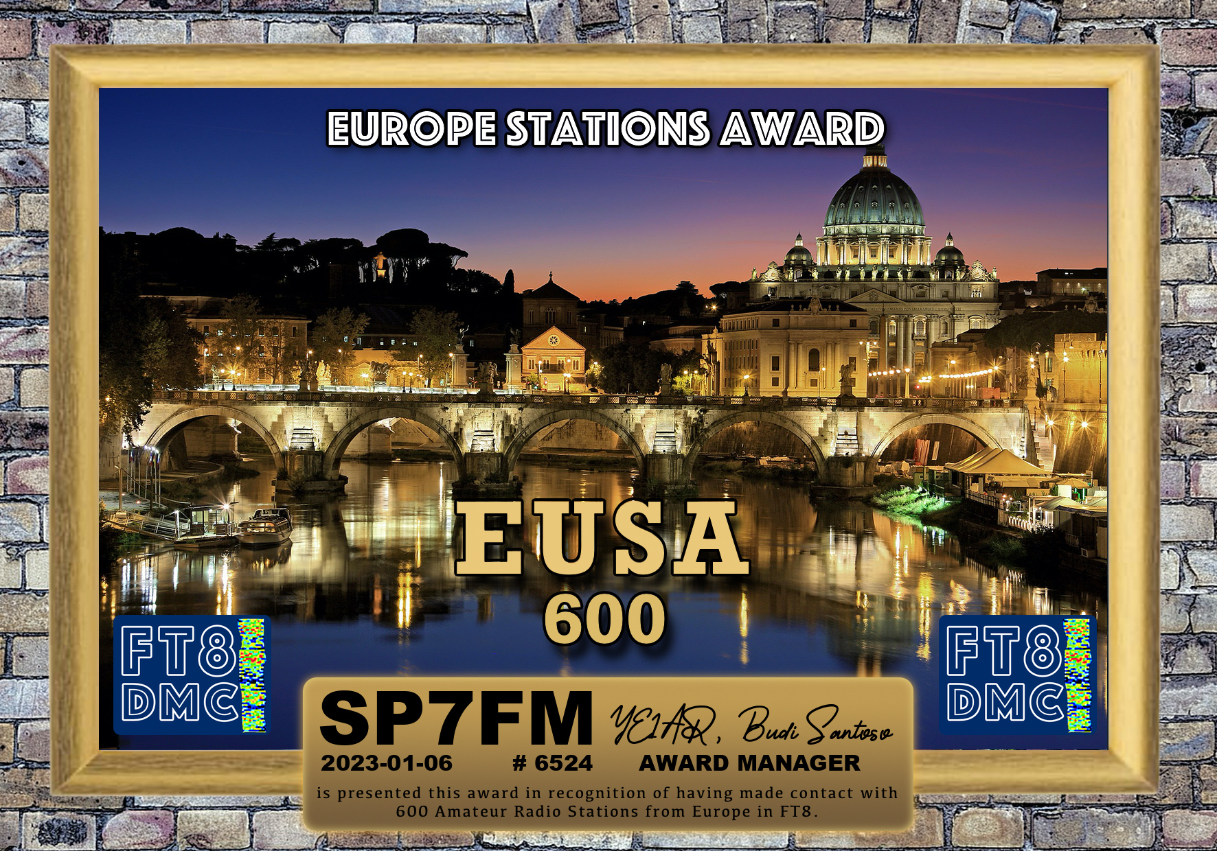 SP7FM FT8 Awards, image 12 of 65