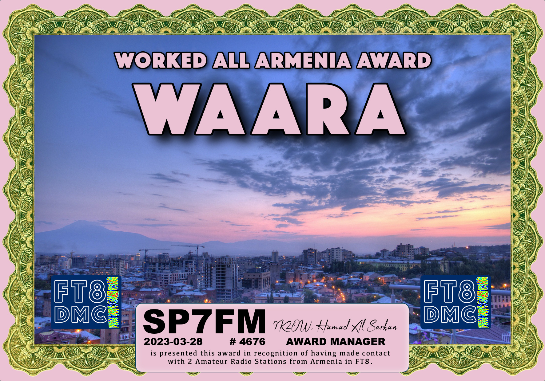 SP7FM FT8 Awards, image 20 of 65