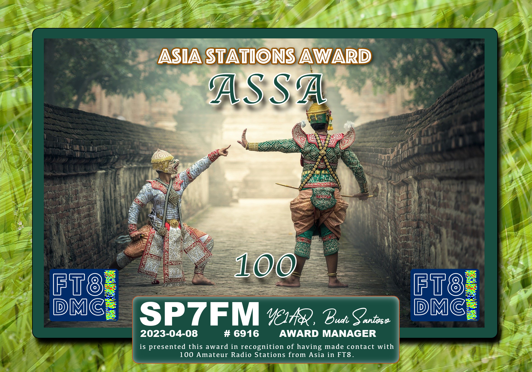 SP7FM FT8 Awards, image 3 of 65