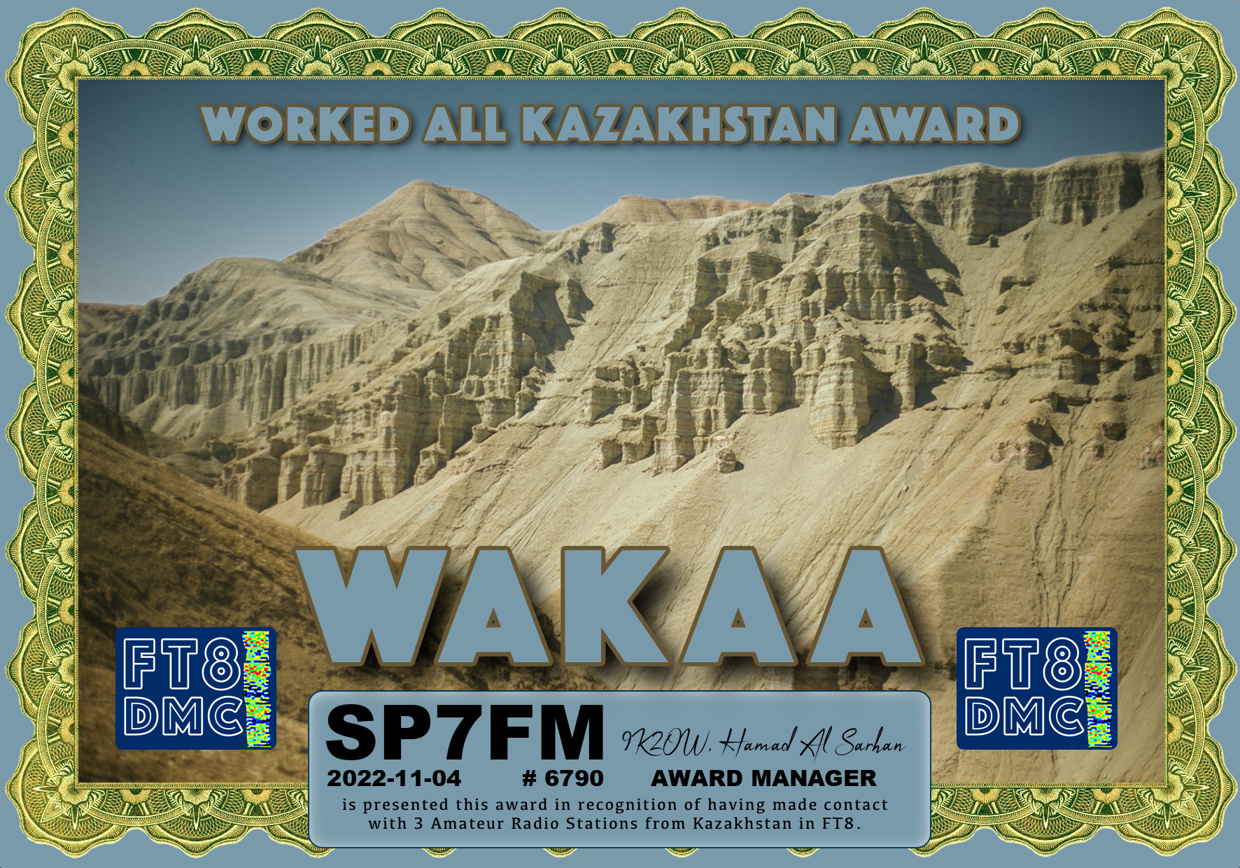 SP7FM FT8 Awards, image 28 of 65