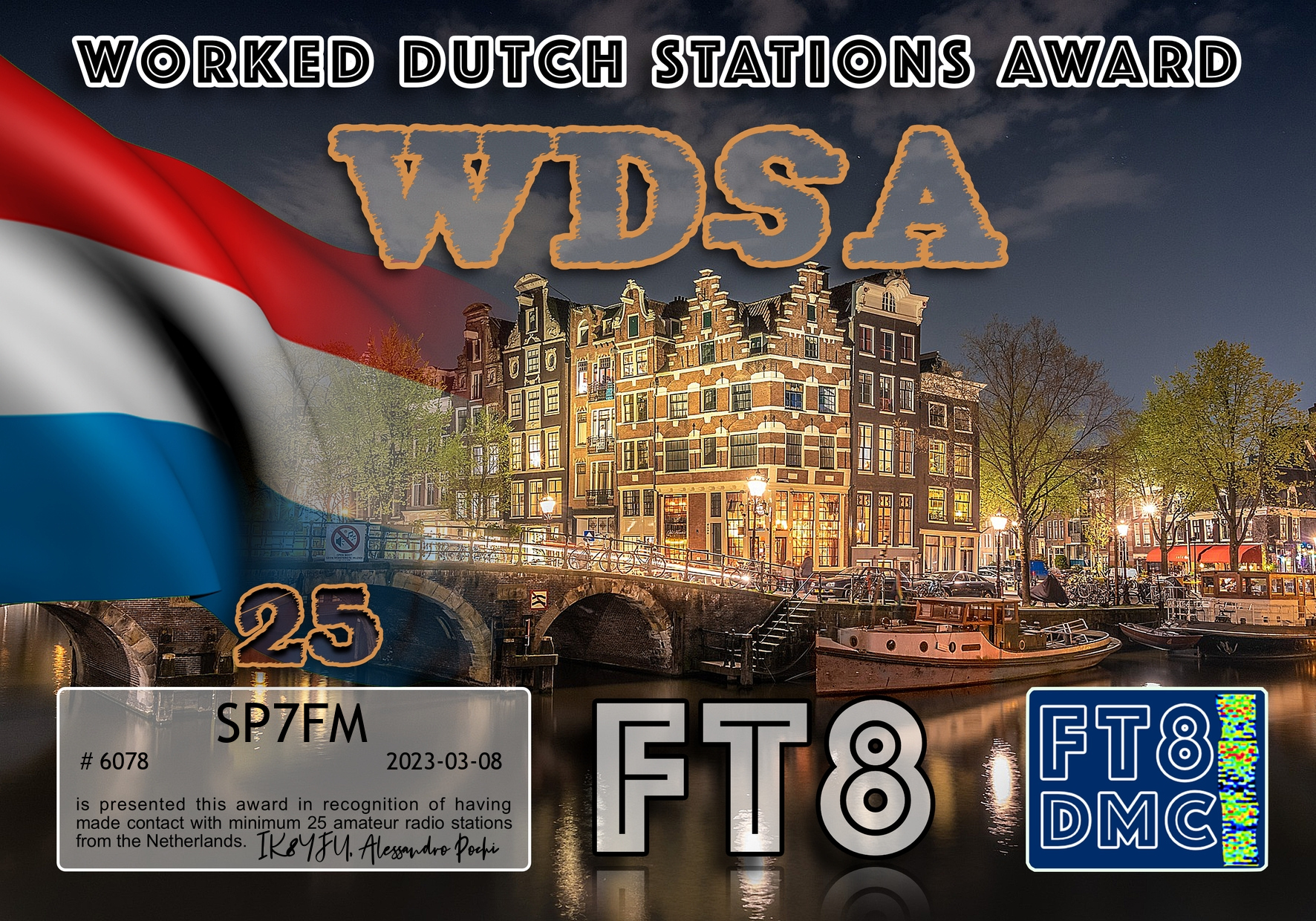 SP7FM FT8 Awards, image 37 of 65