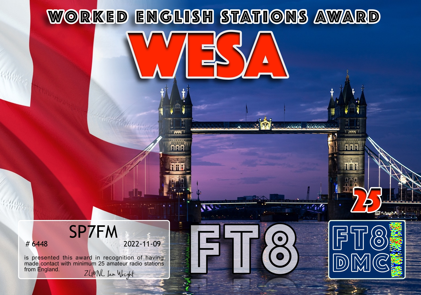 SP7FM FT8 Awards, image 40 of 65