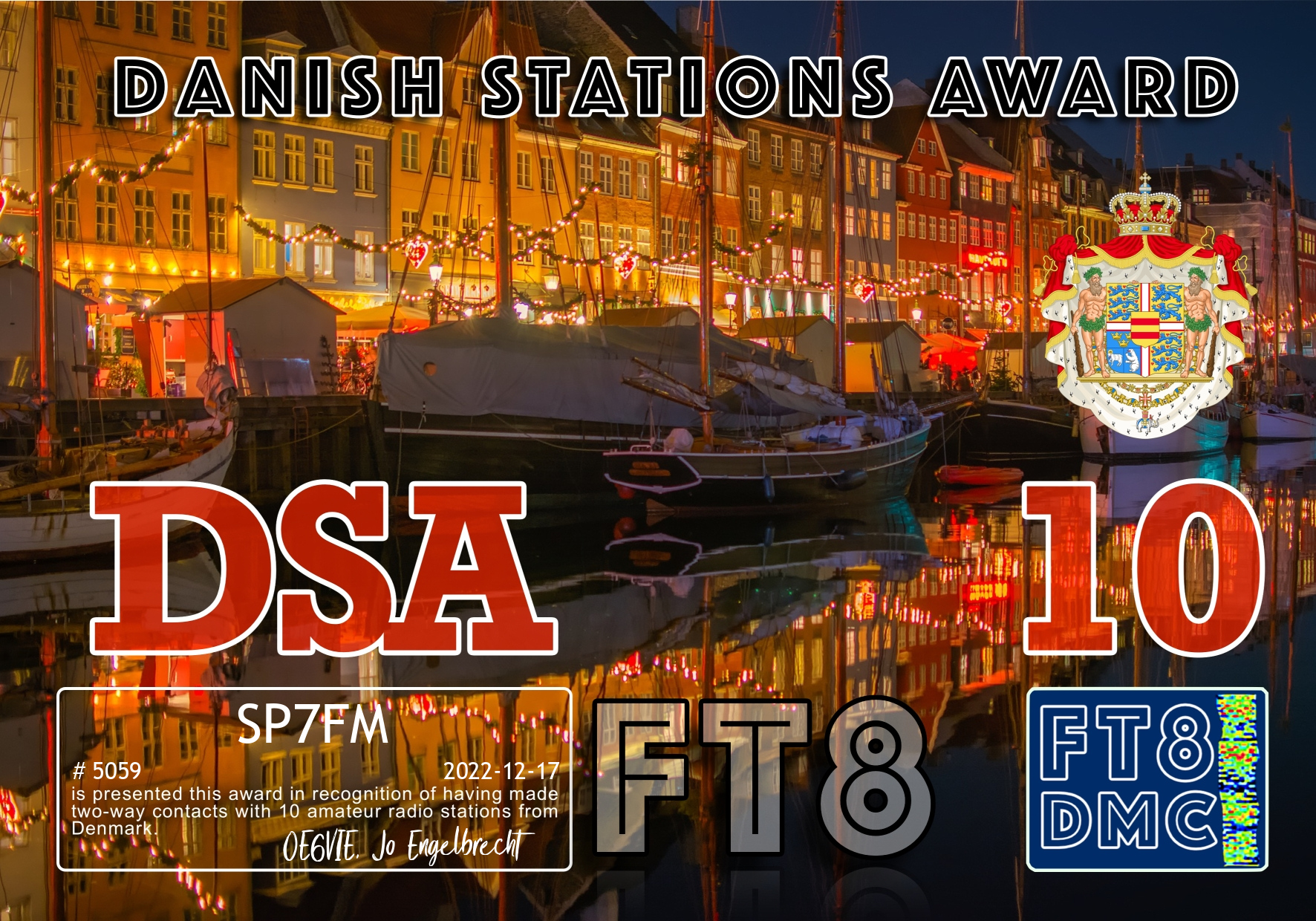 SP7FM FT8 Awards, image 6 of 65