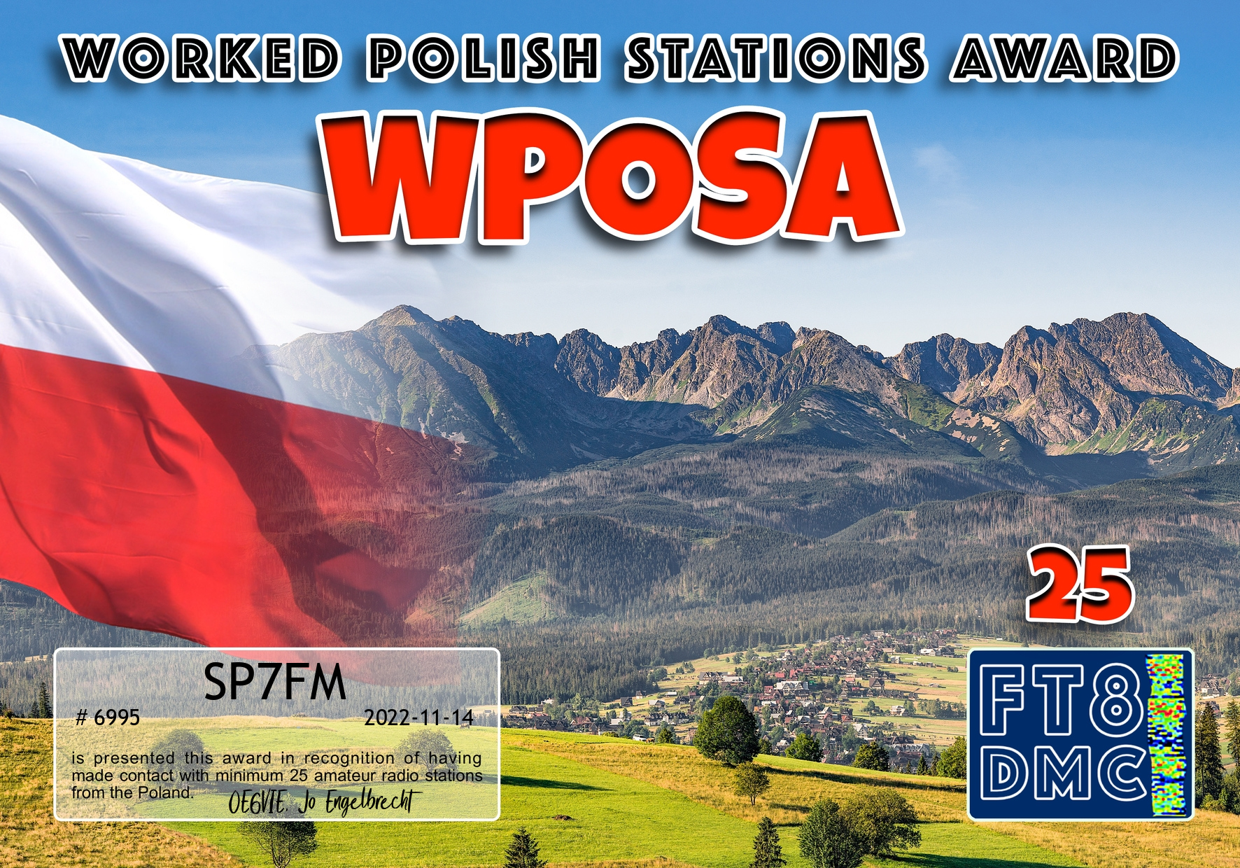 SP7FM FT8 Awards, image 52 of 65