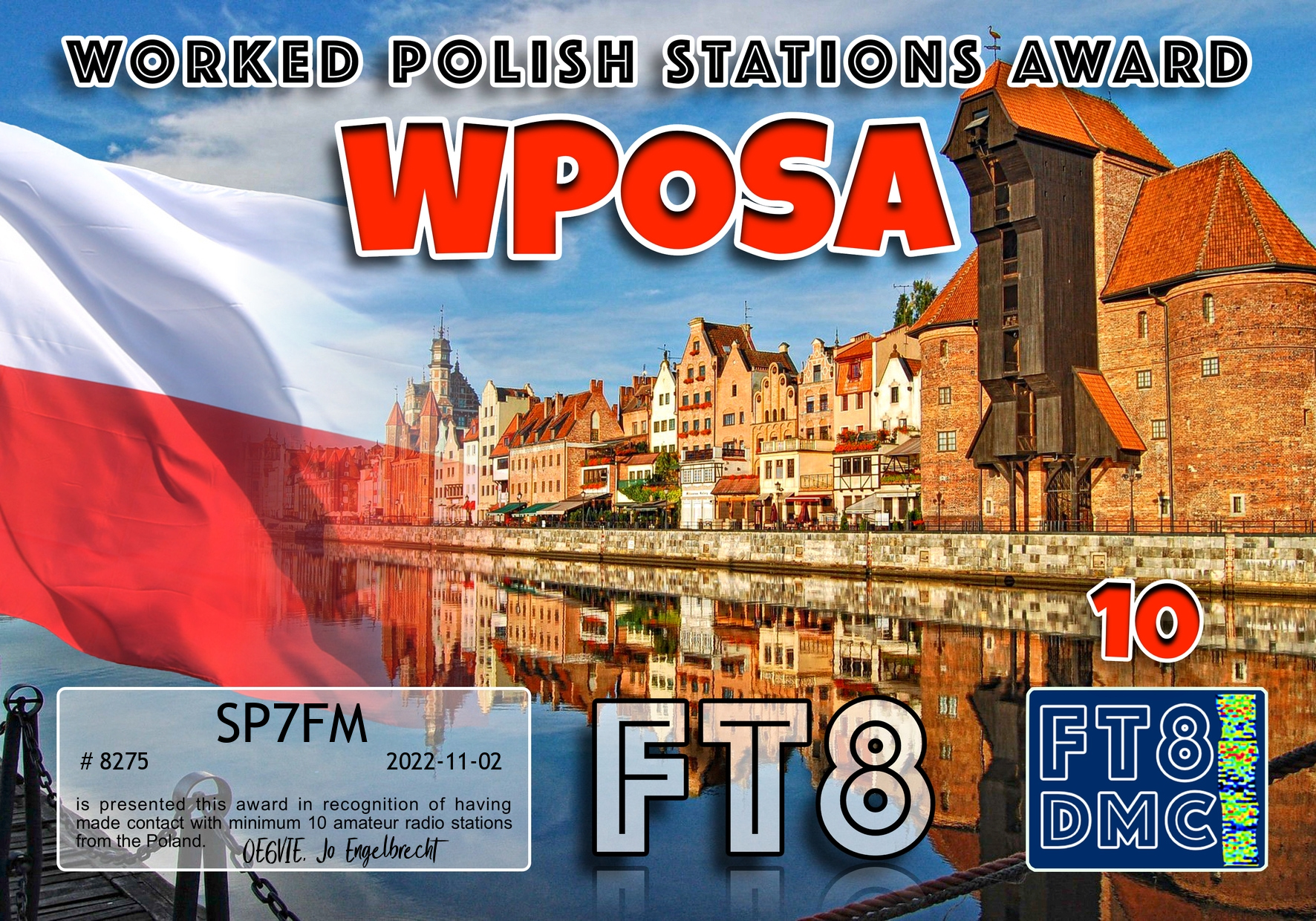 SP7FM FT8 Awards, image 53 of 65