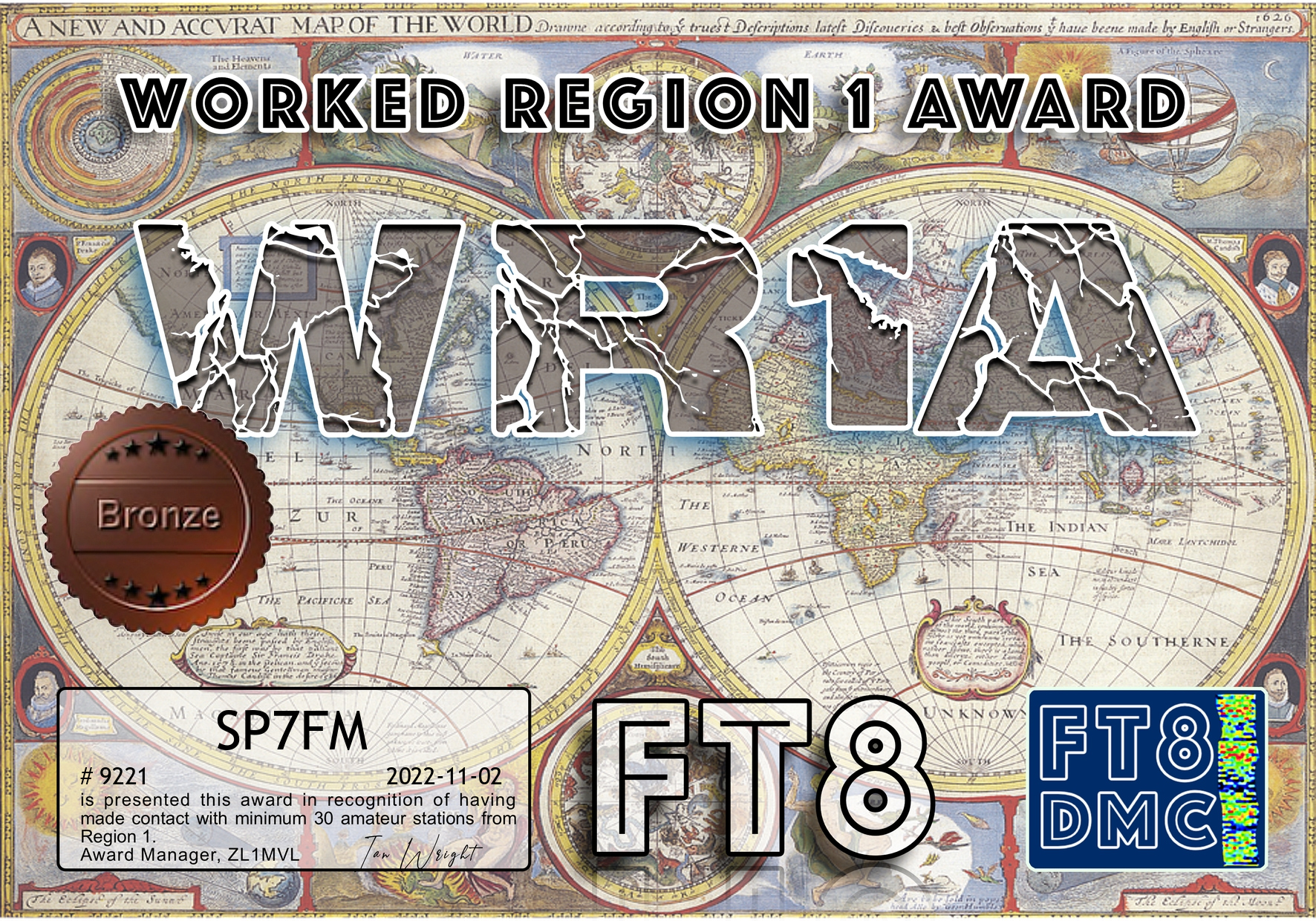 SP7FM FT8 Awards, image 59 of 65