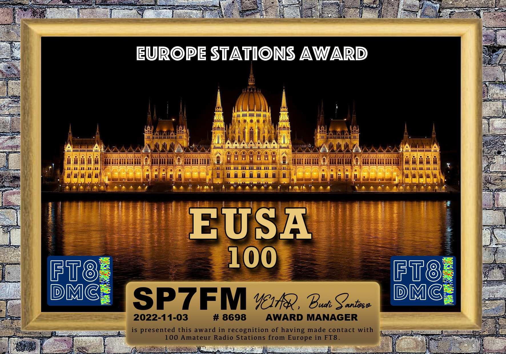 SP7FM FT8 Awards, image 7 of 65