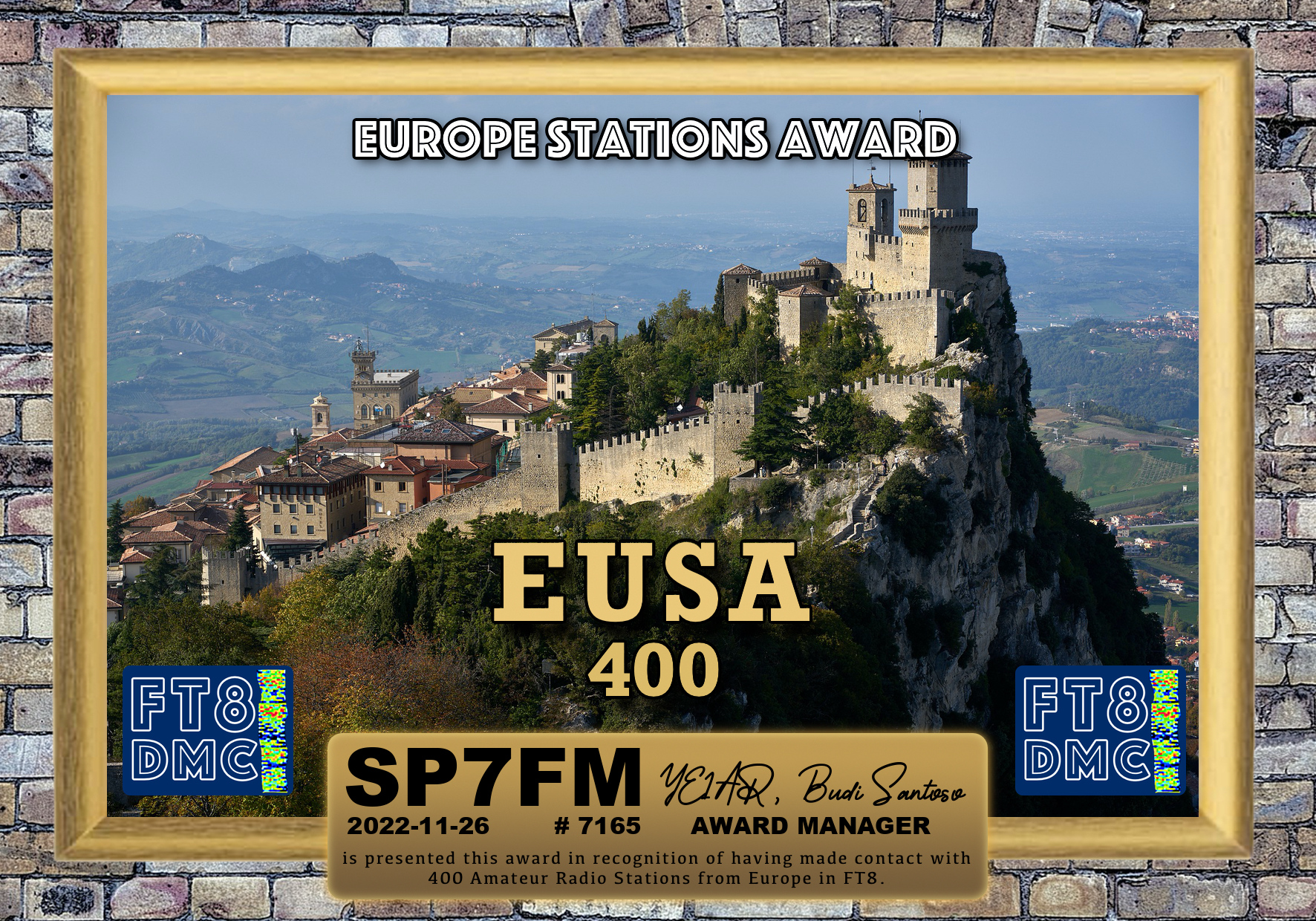 SP7FM FT8 Awards, image 10 of 65